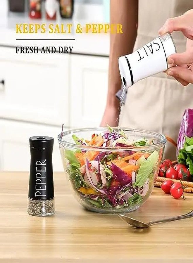 Kotinax Salt and Pepper Shakers with Adjustable Pour Holes, Refillable Salt Shaker, Ideal for Himalayan, Kosher, Black and White Pepper - Image 4